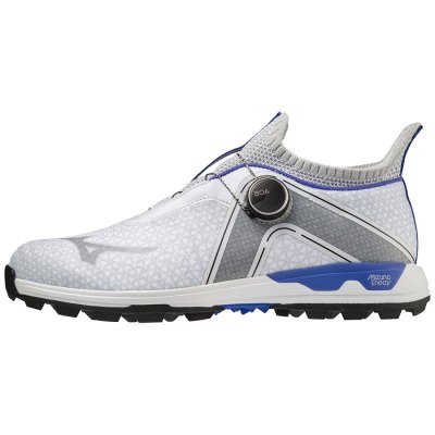 Zapatillas De Golf Mizuno WAVE Hazard Boa Hombre Blancos / Azules - Chile M730BTCHFW